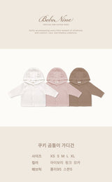 ［bebenine］Cookie Bear Cardigan