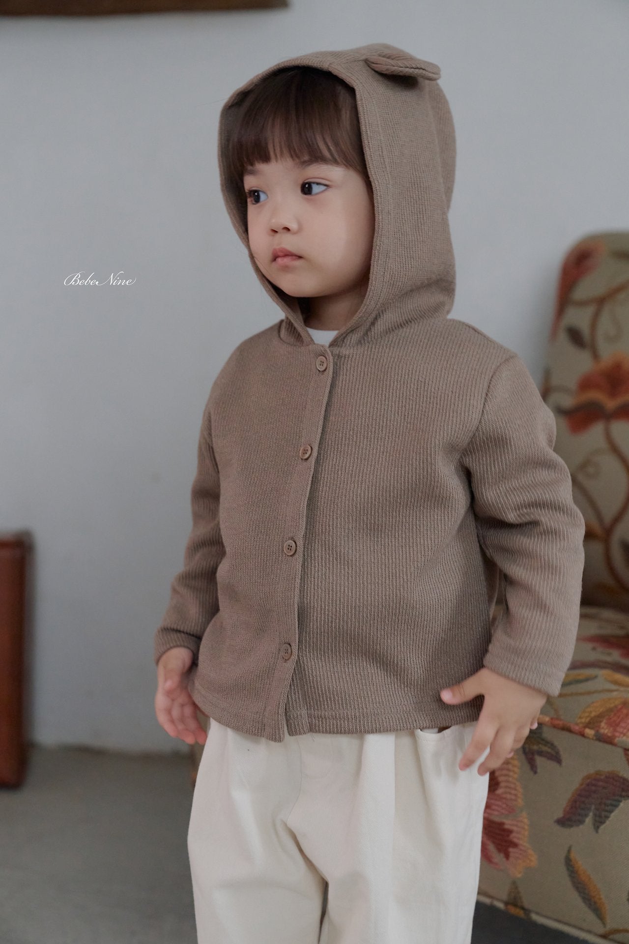 ［bebenine］Cookie Bear Cardigan