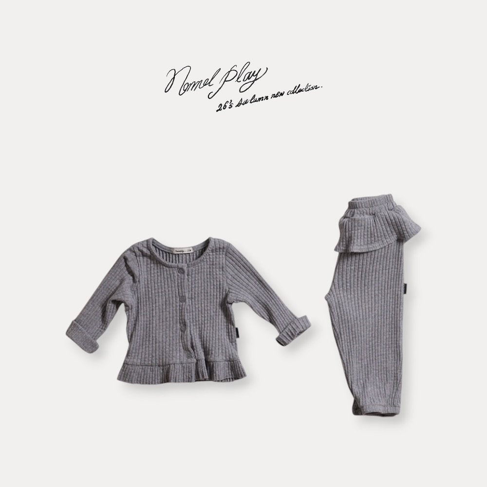 ［normalplay］Mari Frill Cardigan
