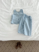 ［minirobe］Dia denim pants