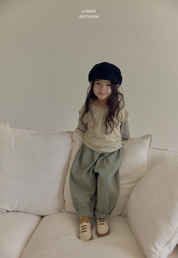 ［LINDO］Dot layered tops