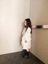 ［comma］Unbalance layered frill skirt