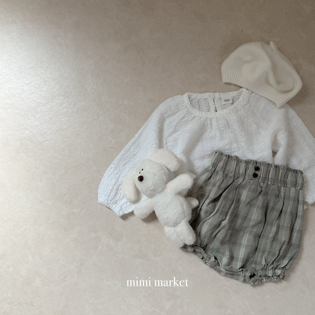 ［mimi market］Ginger check bloomer