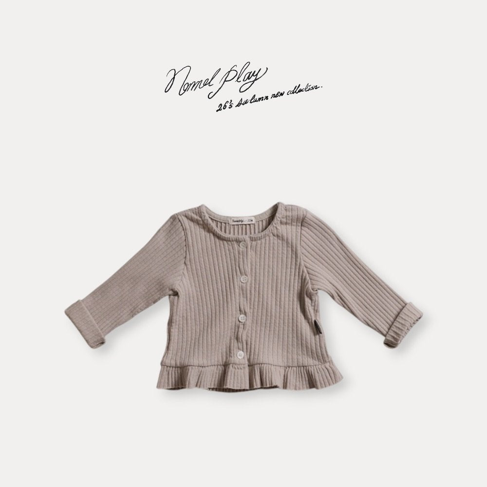 ［normalplay］Mari Frill Cardigan
