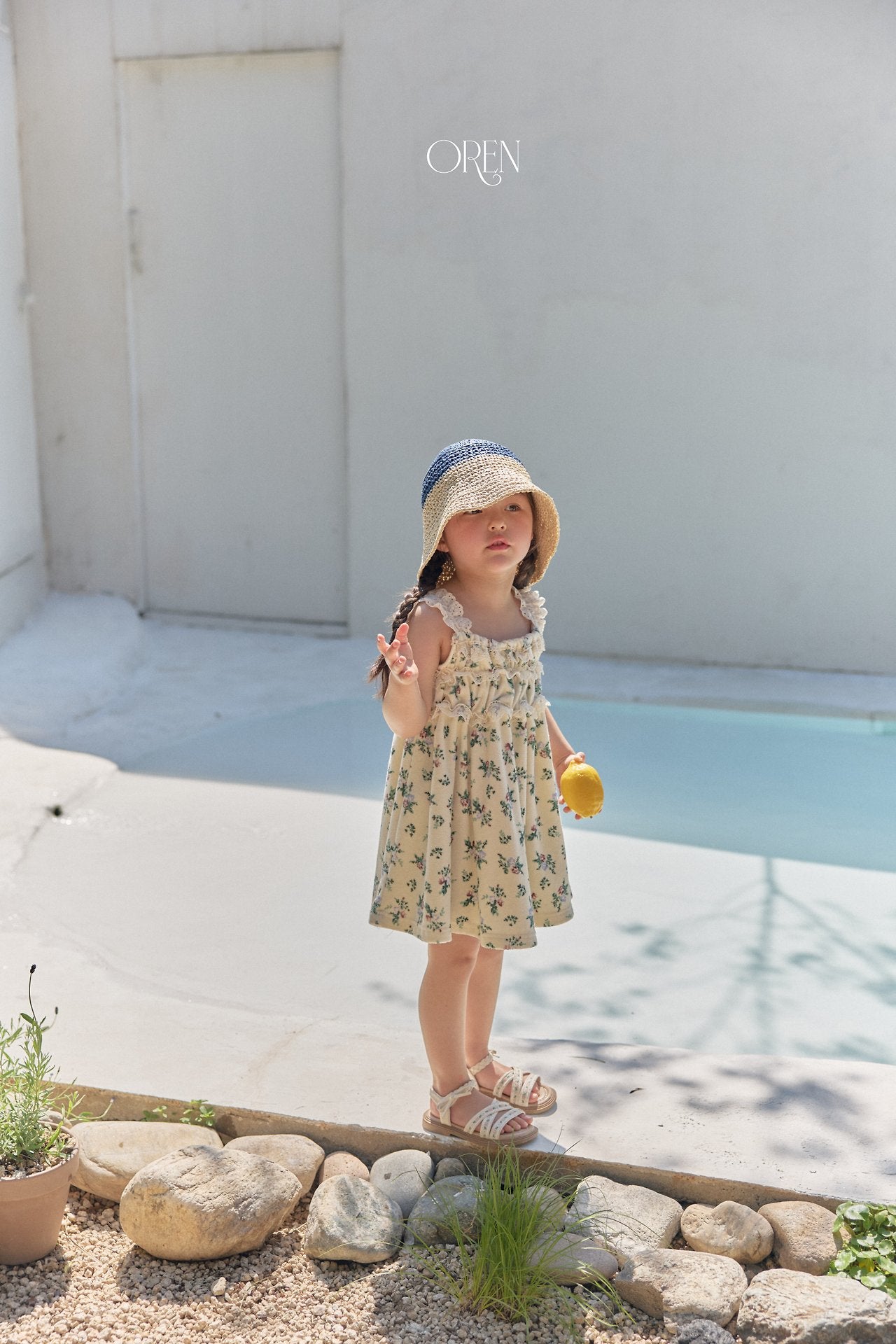 ［OREN］Rozy flower one-piece