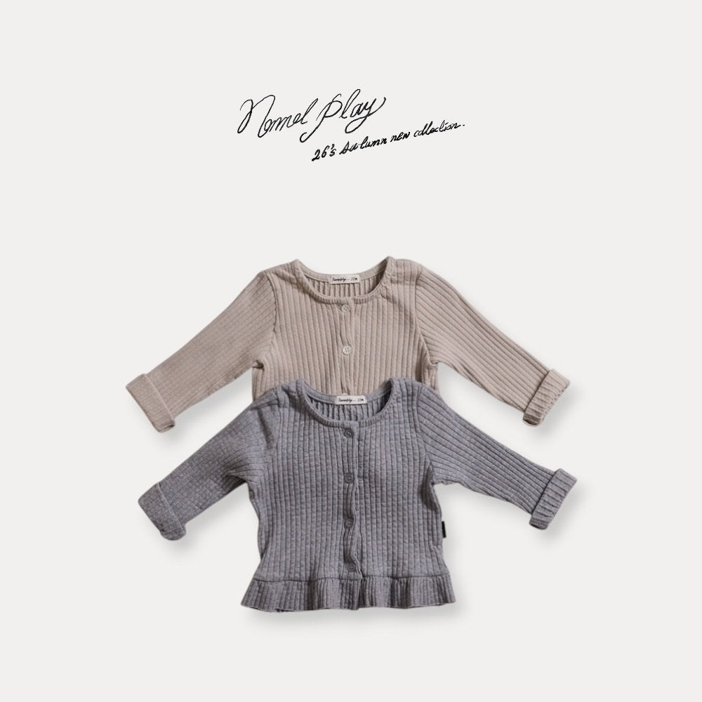 ［normalplay］Mari Frill Cardigan