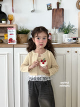 ［second moment］Smoodie cardigan & camisole set