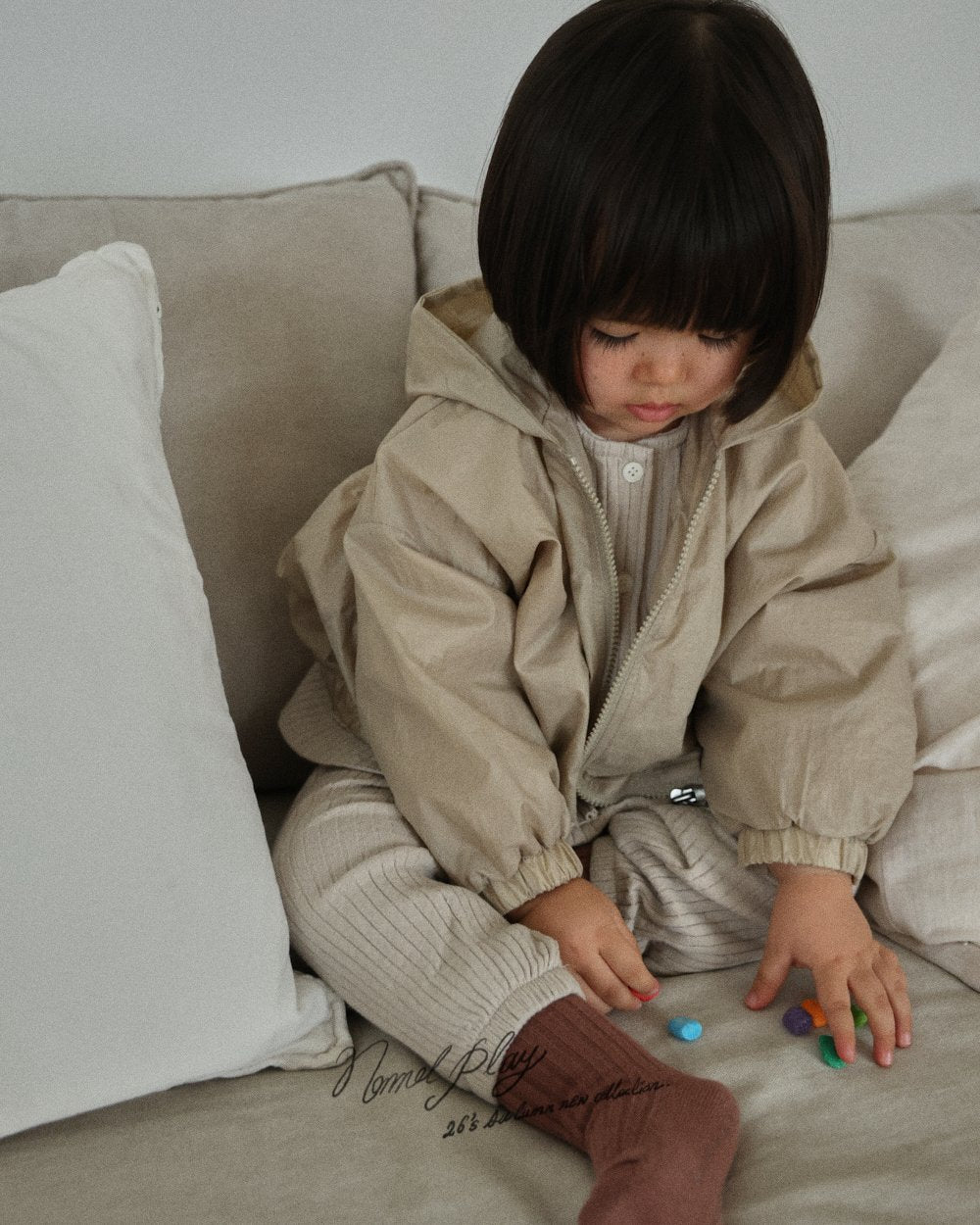 ［normalplay］Mari Shirring Jogger Pants