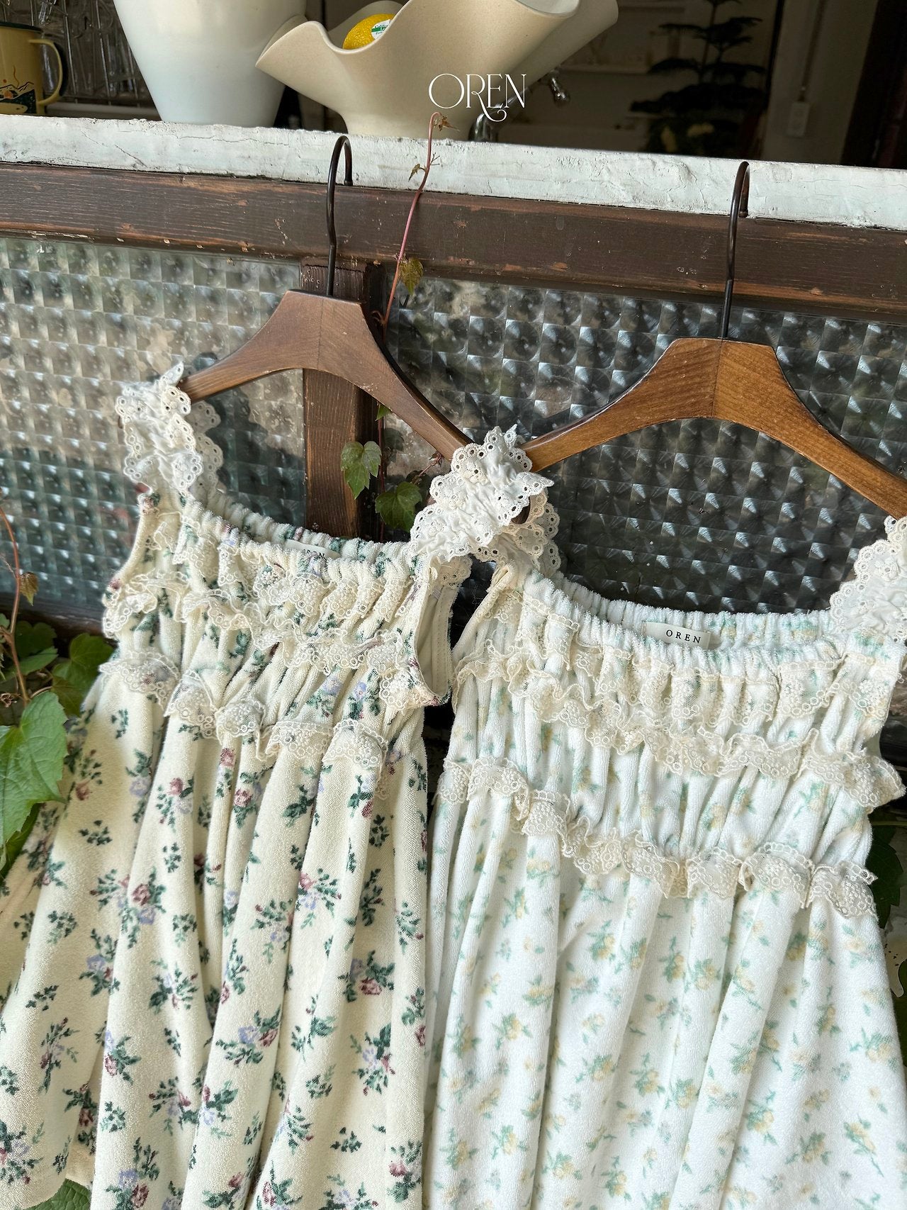 ［OREN］Rozy flower one-piece