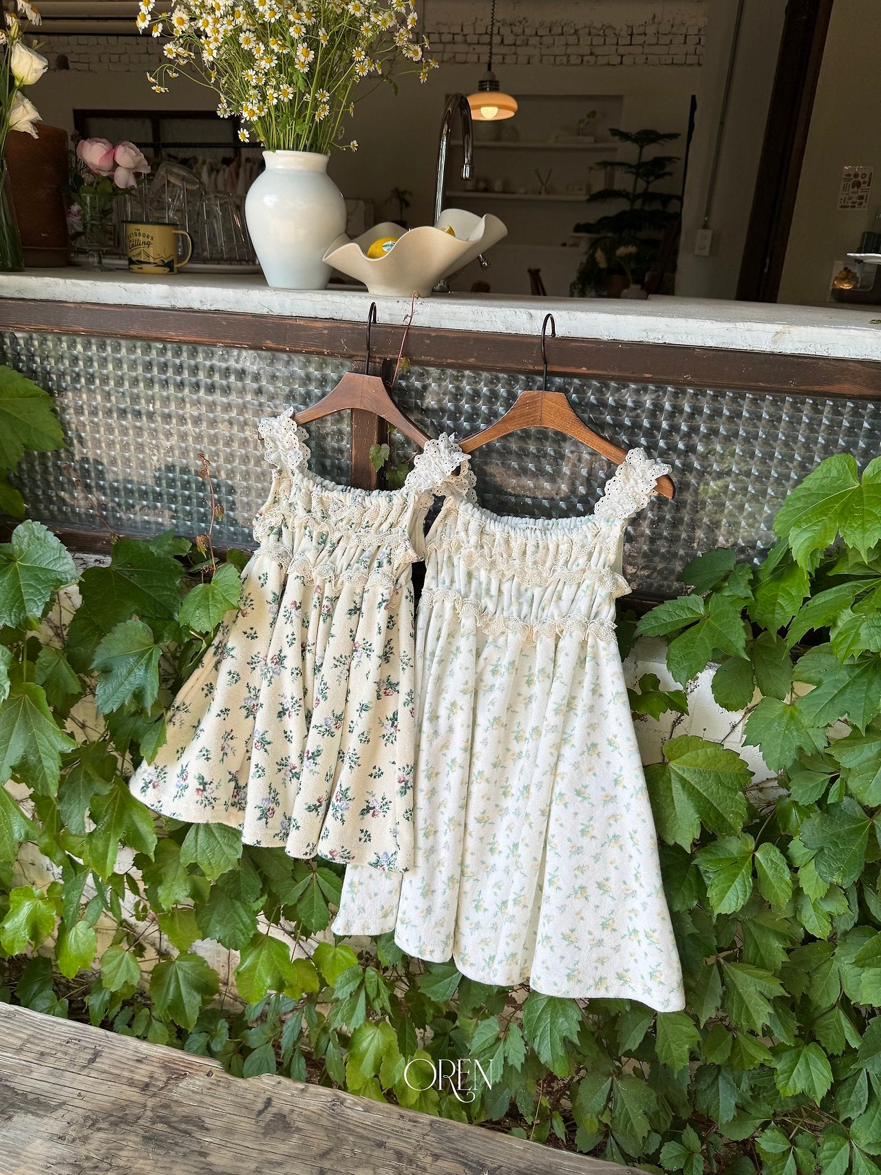 ［OREN］Rozy flower one-piece