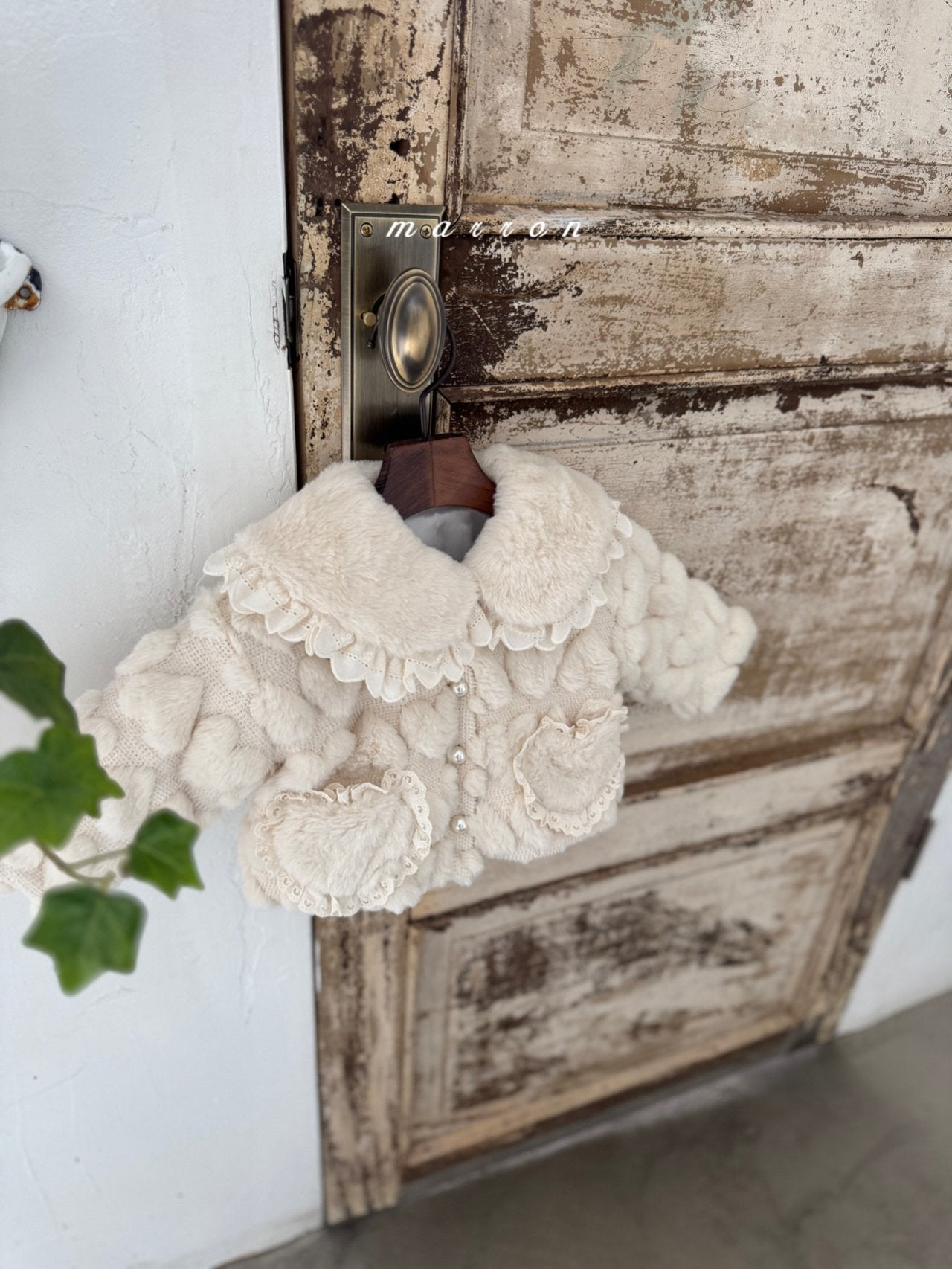 ［marron］Heart fur jacket