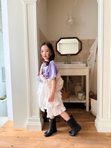 ［comma］Unbalance layered frill skirt