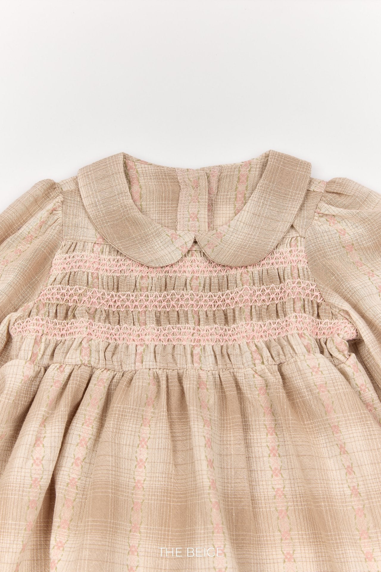 ［The beige］Smock Dress