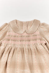 ［The beige］Smock Dress