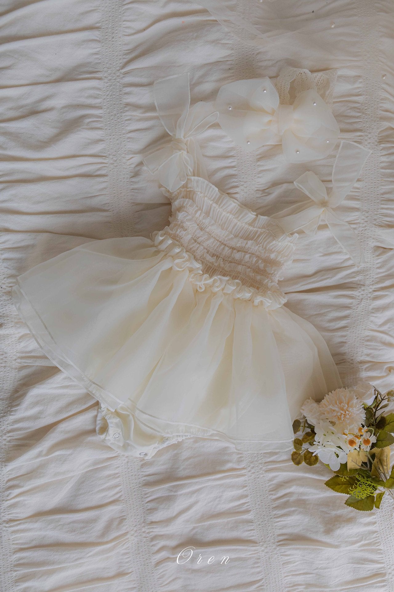 ［OREN］Odetteorganza dress suit