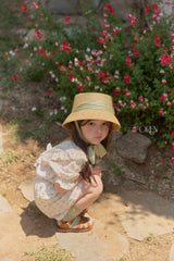［OREN］Suet ribbon rattan hat
