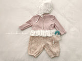 ［valubebe］Frill lace bonnet (baby)