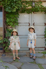 ［OREN］Suet ribbon rattan hat