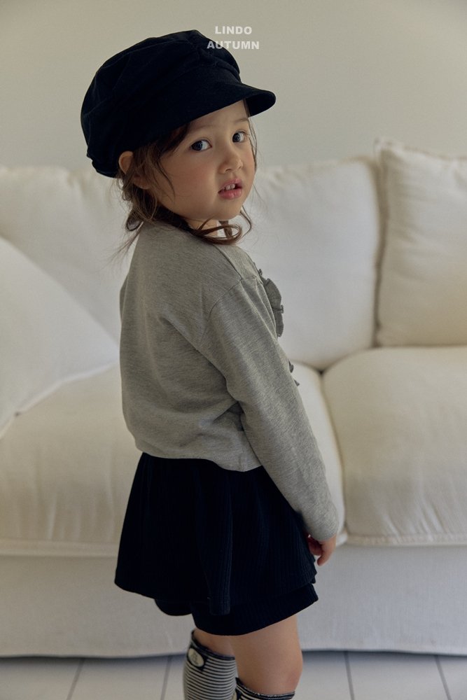 ［LINDO］Heart frill tee