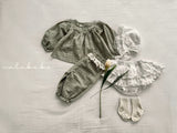 ［valubebe］Frill lace bonnet (baby)