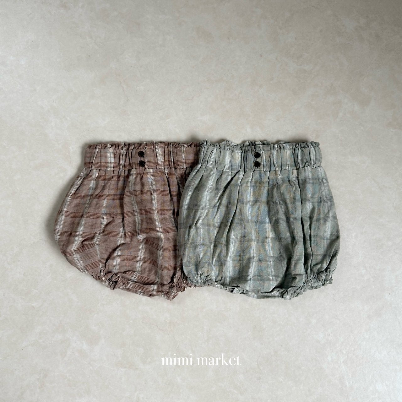［mimi market］Ginger check bloomer
