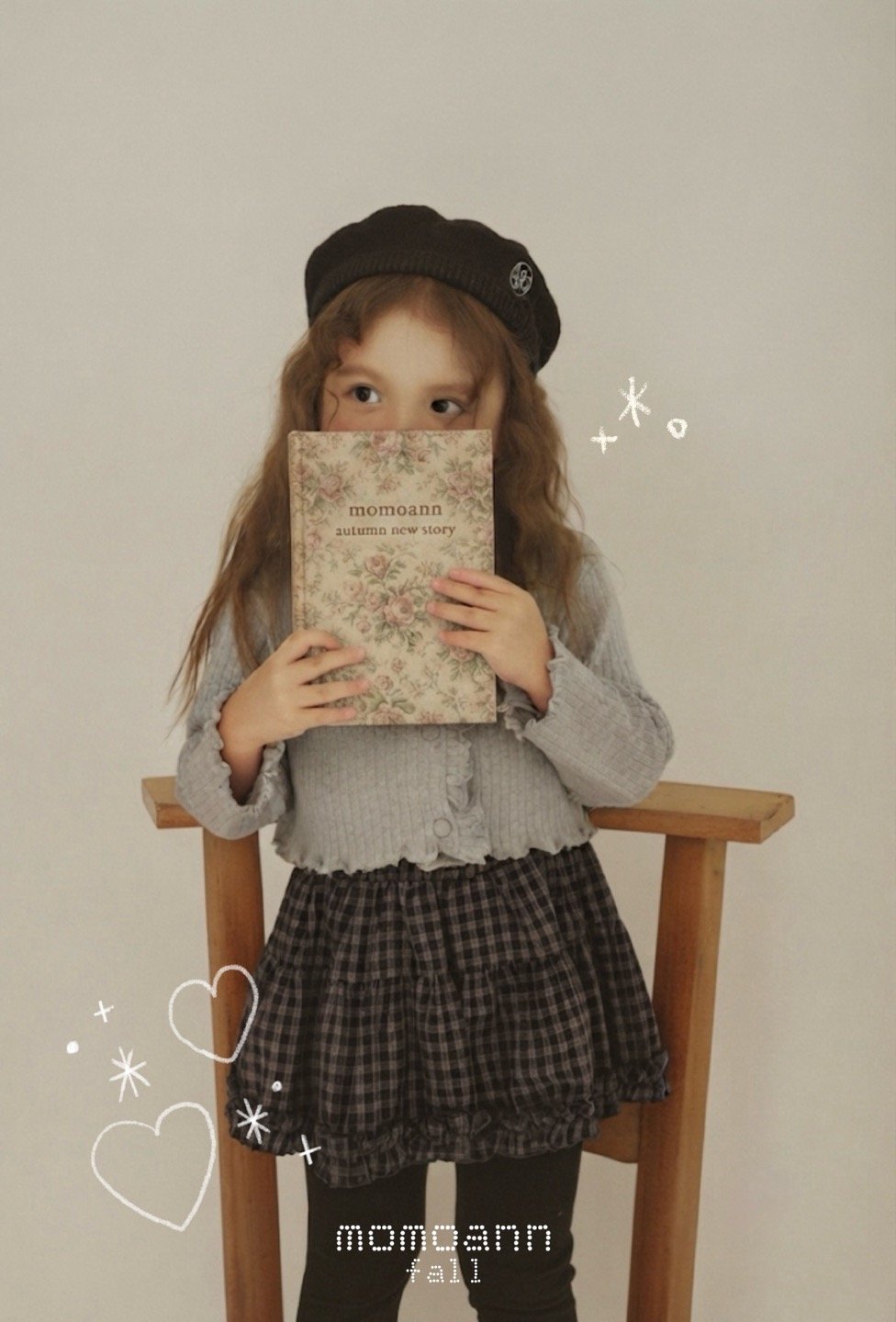 ［momo ann］Check skirt leggings