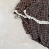 ［mimi market］Check lace bloomer
