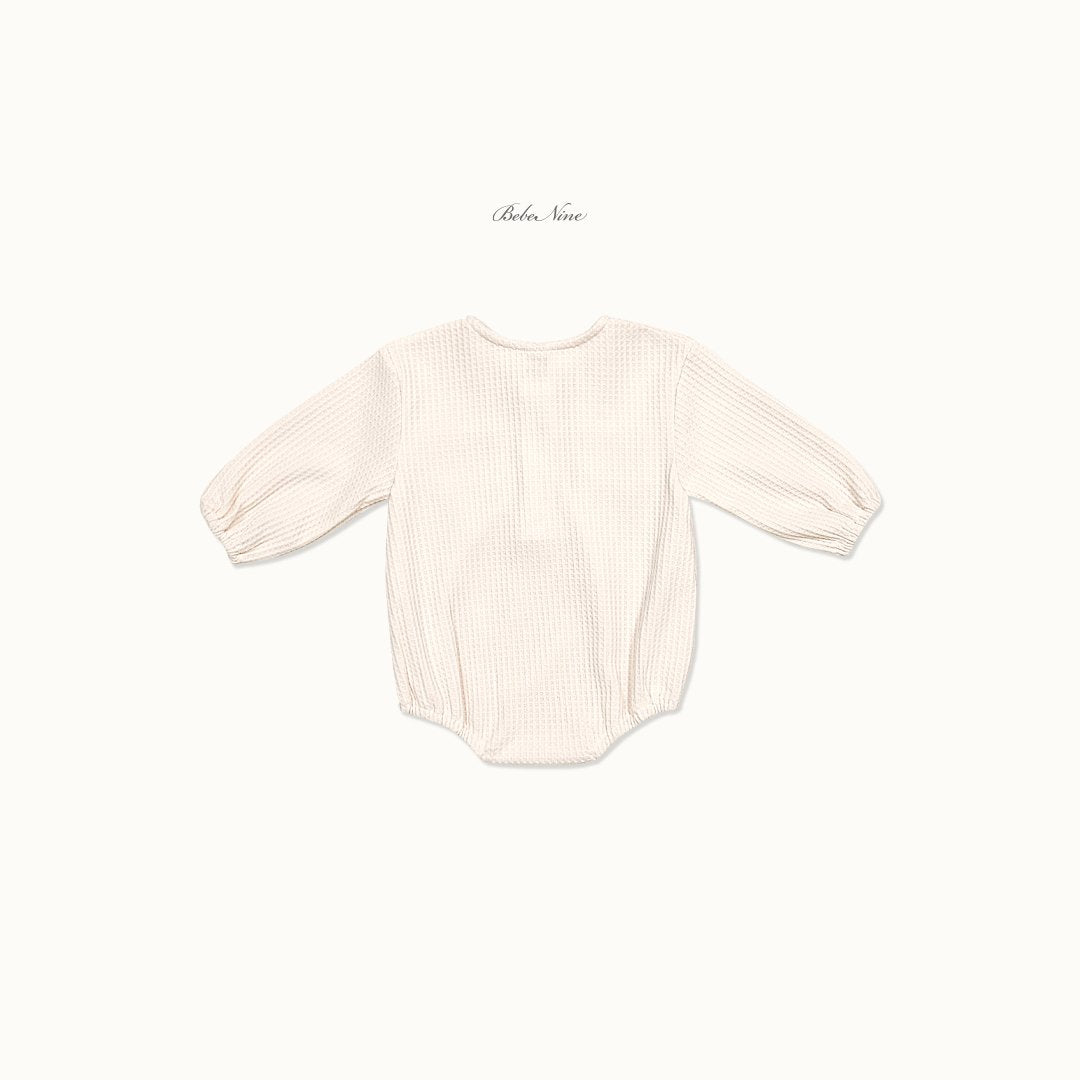 ［bebenine］Bimbo Waffle Rompers