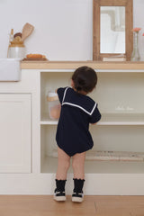［bebenine］Adele sailor rompers