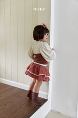 ［jujua］Candy check mini skirt