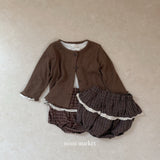 ［mimi market］Check lace bloomer