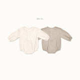 ［bebenine］Bimbo Waffle Rompers