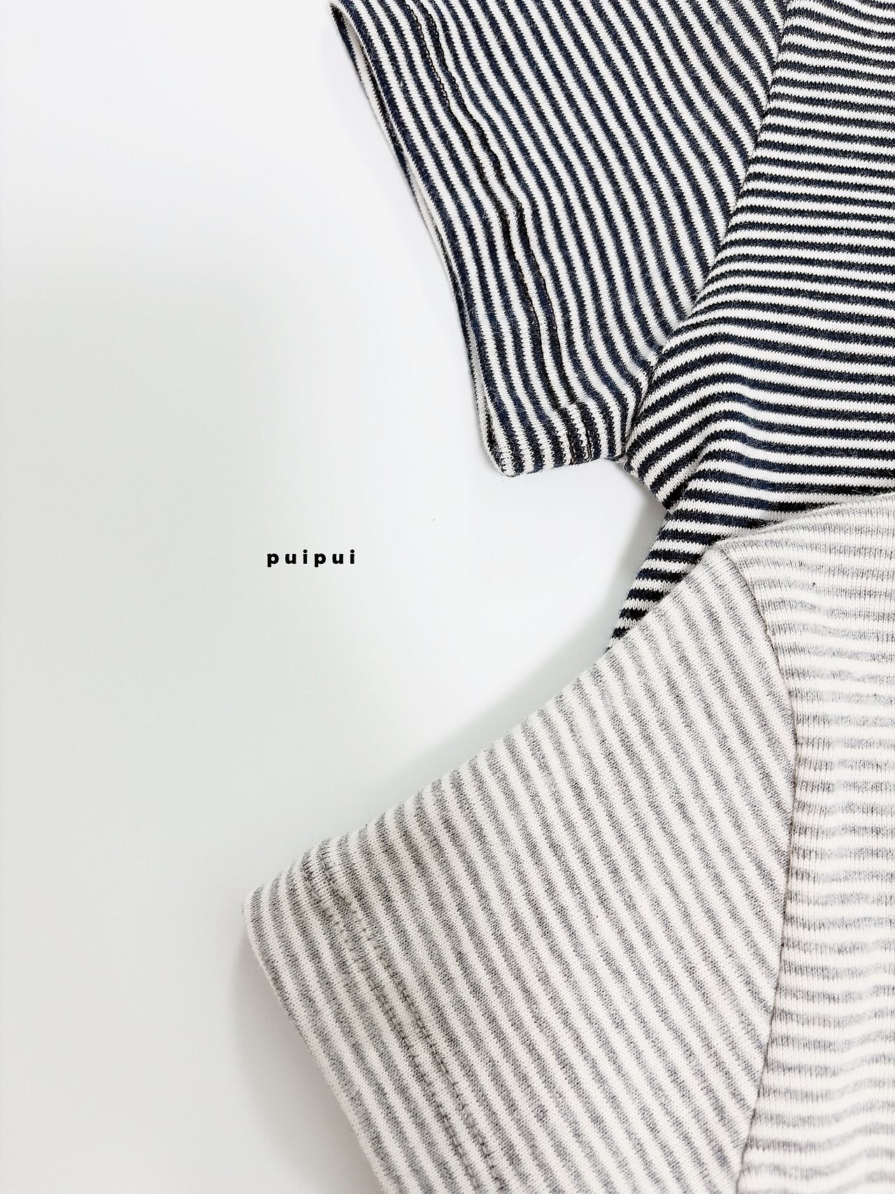 ［puipui］Music stripe tee
