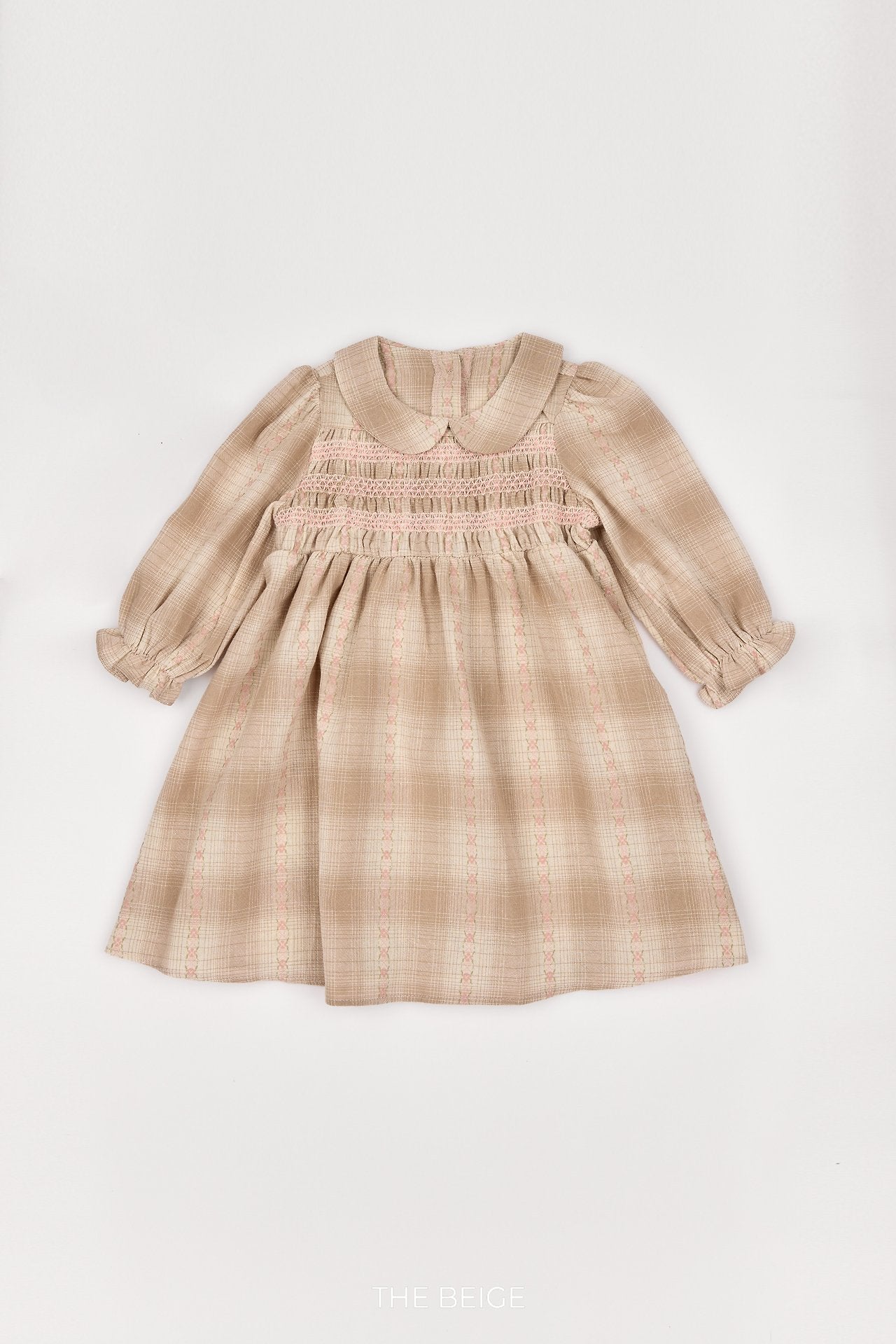 ［The beige］Smock Dress