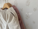 ［La.camel］Frill corduroy span pants