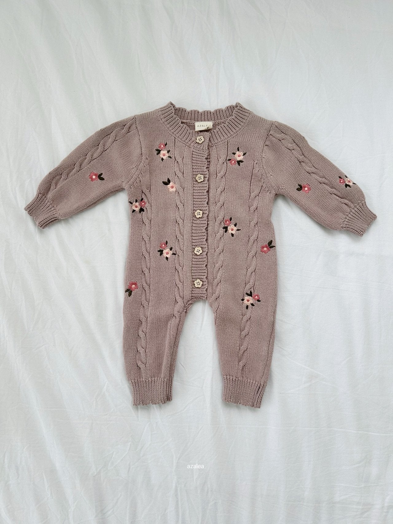 ［azalea］Love flower knit suit (baby)