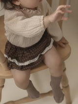 ［mimi market］Check lace bloomer