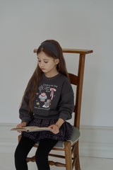 ［momo ann］Check skirt leggings