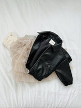 ［azalea］Pie leather jacket (kids)