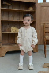 ［bebenine］Bimbo Waffle Rompers