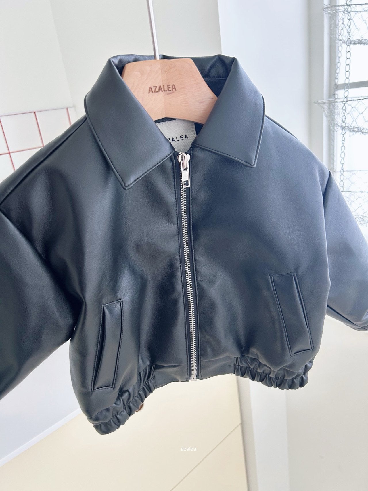 ［azalea］Pie leather jacket (kids)