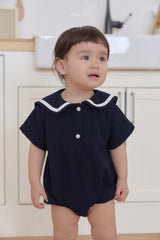［bebenine］Adele sailor rompers