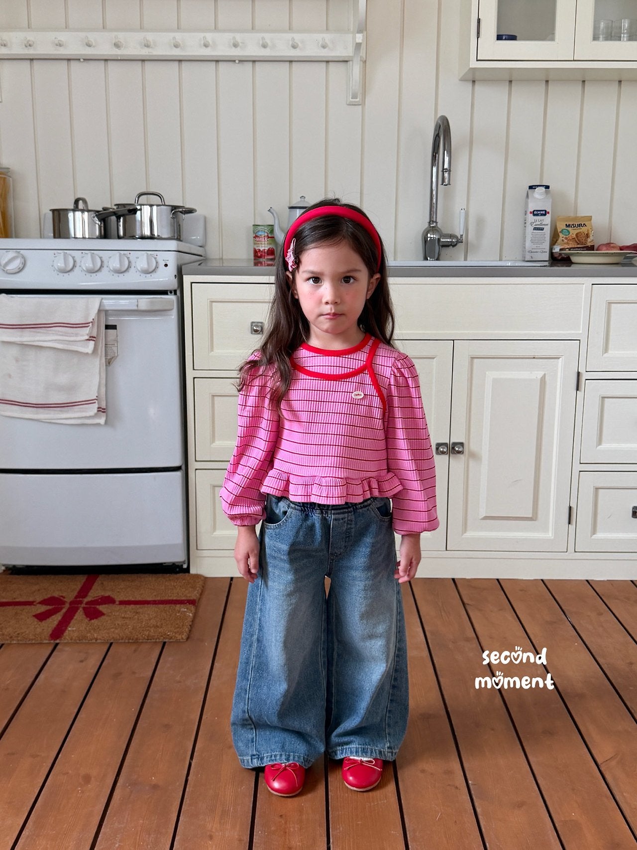 ［second moment］Muse denim pants