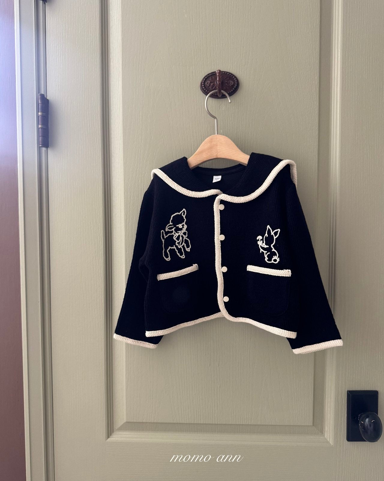 ［momo ann］Jacquard cardigan