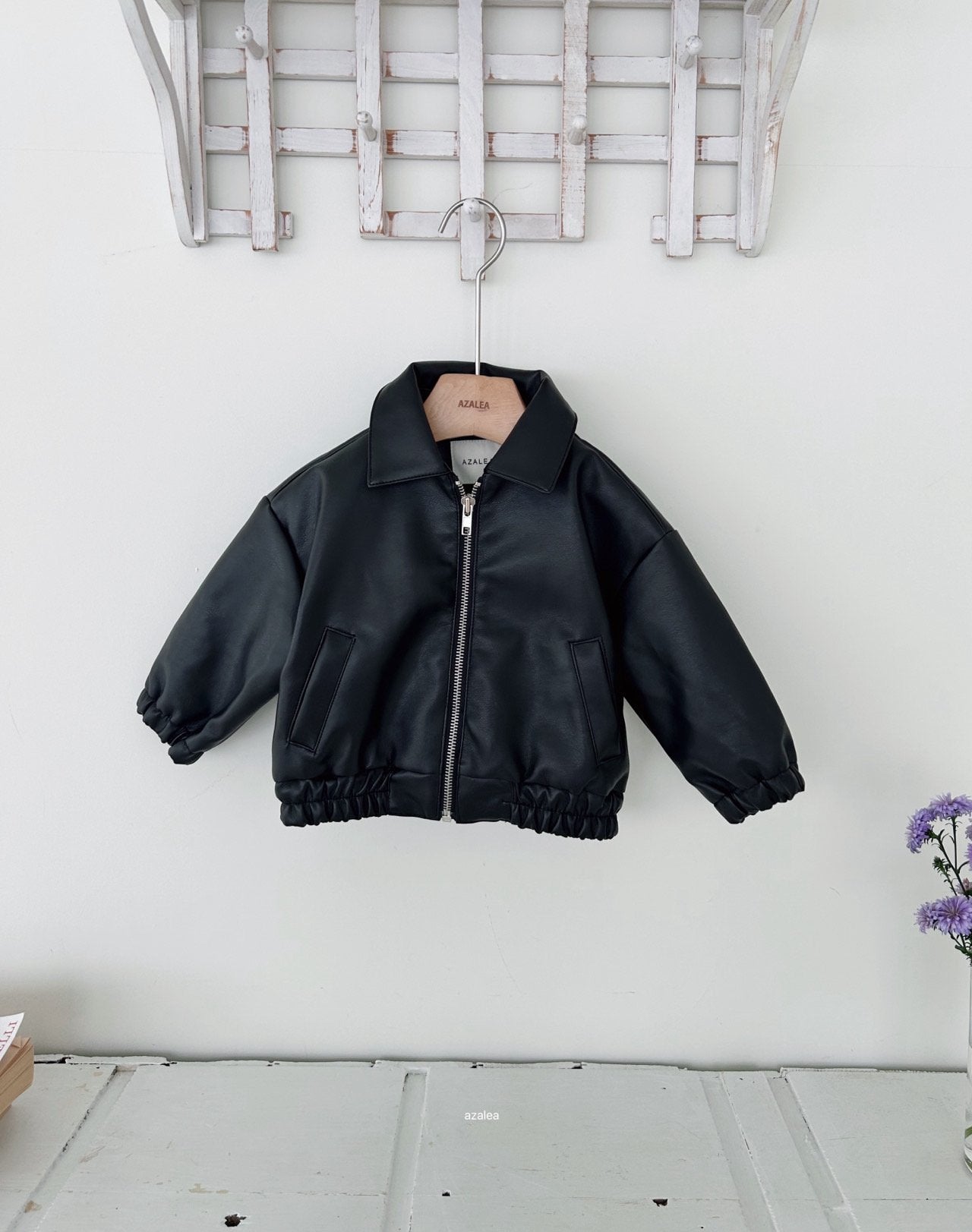 ［azalea］Pie leather jacket (kids)