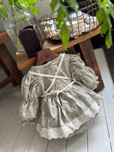 ［marron］Lace long apron