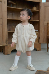 ［bebenine］Bimbo Waffle Rompers