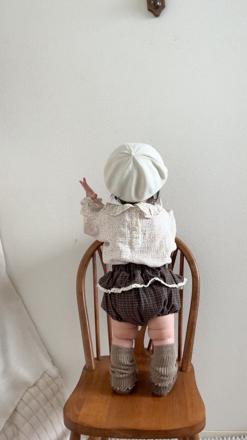 ［mimi market］Check lace bloomer