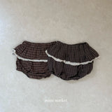 ［mimi market］Check lace bloomer