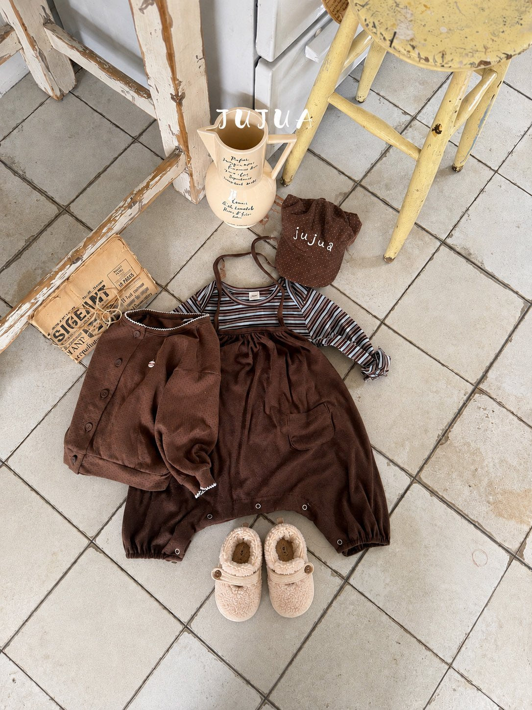 ［jujua］Butter cardigan